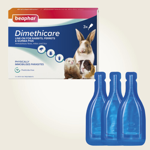 Beaphar Beaphar - Dimethicare Line-On - Mite, Flea and Lice Control for Rabbits, Guinea 1