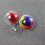 12x Bile decorative transparente acrilice umplubile 2