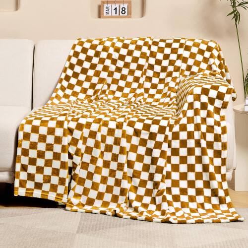 Ternet flannel fleece tæppe 122x152 cm 1