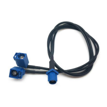 Fakra Y Type Splitter, Fakra Male to Female RG174 Coaxial Cable Adapter
