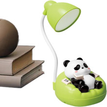 Lampe de bureau LED Panda rechargeable, veilleuse à intensité variable, idéale pour la lecture et le bureau des enfants