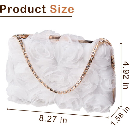 Bolso de mano rosa con cadena desmontable 1