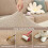 Stretch-Sofakissenbezug – Rosa-Beige, Großes Dreisitzer-Sofa 5