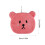 Hanging Bear Hand Towel Pink Absorbent Kitchen Wipe 1 Pack 3