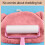 Hanging Bear Hand Towel Pink Absorbent Kitchen Wipe 1 Pack 5