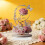 Akryl sommerfuglroseornament, skrivebordsdekor 3