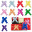 Christmas ornament pull bow ribbons 100 pcs 5