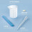 Silicone Measuring Cups Kit with Stir Stick, Pipettes, 4