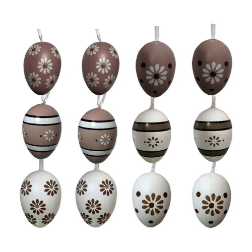 12Pcs Easter Hanging Eggs Basket Fillers for Holiday Garden School Projects 2