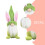 Ensemble de décoration intérieure de Pâques – Accessoires de table printaniers 5