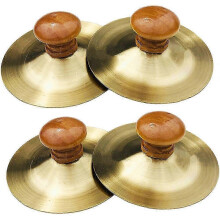 4 Pcs Finger Cymbals Mini Kids Musical Instruments Early Educational Percussion Toys