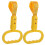 2PCS Bus Handle Rings Replacement Subway Handles with Straps for Trash Can 1