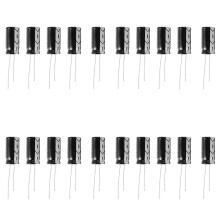 20 X 25V 1000UF 105 Radial Electrolytic Capacitor 10x20mm