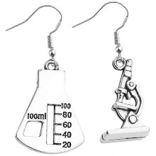 1 Pair Biology Chemistry Science Earrings Creative Jewelry Gift