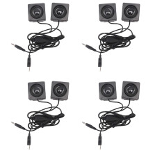 8X Paste Monitor External Sound Desk Computer Sound Surround Hidden Mini USB Speaker DIY Desktop Speakers