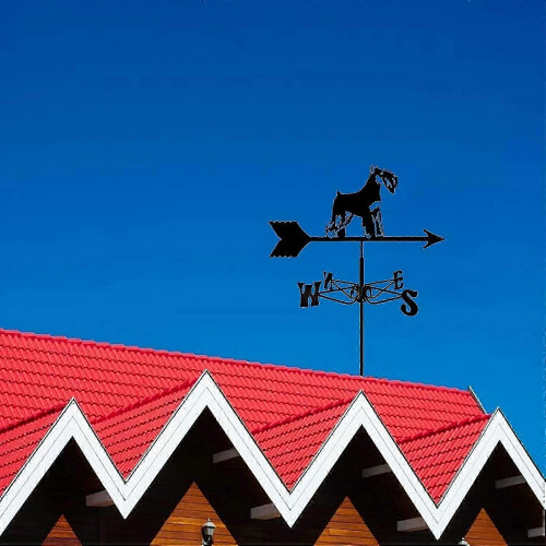 Weathervane Wind Vane Yard Mount with Rust Protection Coating, 50cm x 35cm 2