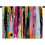 Farverige ternede køkkengardiner 61x91 cm (2 paneler) 4