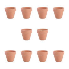 10Pcs 5.5x5cm Mini Terracotta Clay Planter Pots Cactus Succulent Nursery Pots for Crafts Wedding Favor