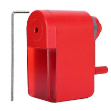 Sketch Art Charcoal Pencil Sharpener Adjustable Manual Pencil Sharpener compatible with Drawing (Red)