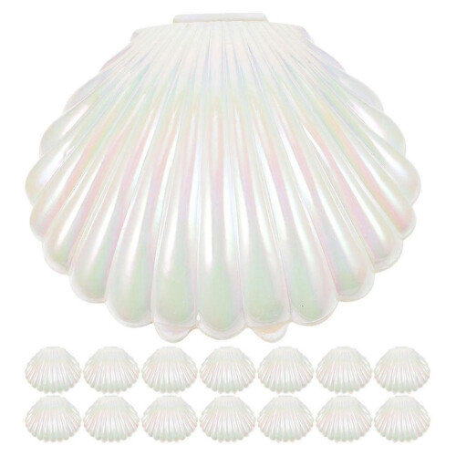15 Pcs Seashell Shaped Candy Boxes Party Favor Containers Storage Cases