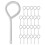50 Pcs Fire Extinguisher Latches Replacement Spare Pins for Fire Extinguishers 1