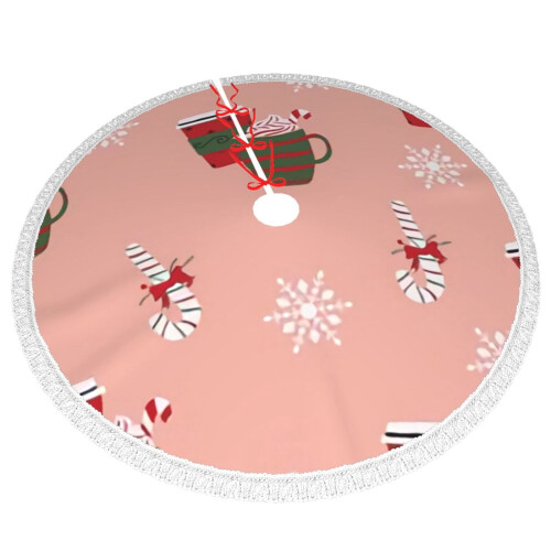 Christmas Tree Skirt 36 Inch Rustic Holiday Decor 2