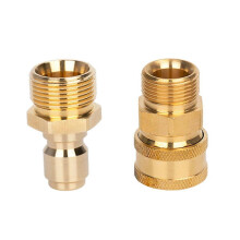 1 Pair High Pressure Washer M22 Adapter Quick Connector Quick Release Fitting