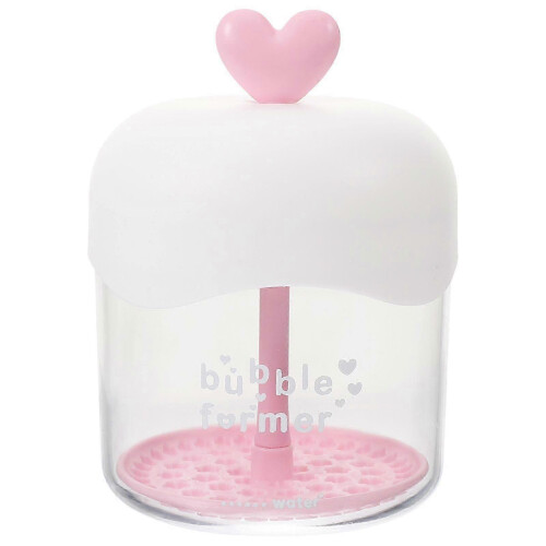 Foam Maker Manual Cleanser Bottle, Bathroom Foaming Tool Clear Bubbler