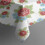 Nappe rectangulaire en polyester à motif floral 152 x 213 cm 3