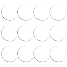 12 Pcs Glass Table Pad Anti Spacer Suction Cup Washer Glass Cover Damper