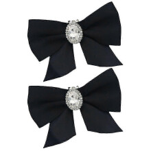 2Pcs Removable Bow Shoe Clips Decorative Shoe Charms Buckles Footwear Accessories