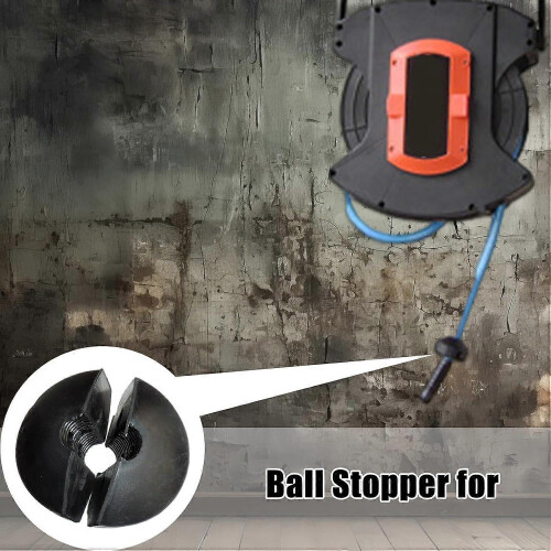 Adjustable Hose Reel Ball Stopper with Heavy Duty Rubber for Precise Retraction Control 1