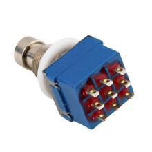 5Pcs Guitar Effects Pedal 3PDT 9 Pin Box Stomps Foot Switch Guitar Accessory