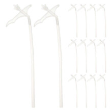 20Pcs Extended Clear Plastic Foaming Tube for Spray Foam Applicator Epoxy DIY Replacement Tool