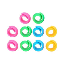 10 Pcs Silicone Bobbin Holders Anti Thread Drop Spool Huggers Sewing Clips Random Color