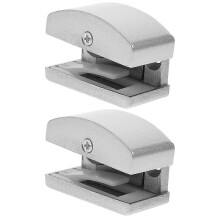 2PCS Shower Door Bottom Guides, Glass Door Stops for Sliding Shower Doors