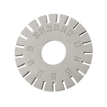 1pc Professional Piano String Measurer Piano Tuning Tool (Silver)