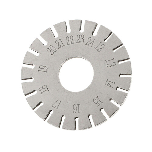 1pc Professional Piano String Measurer Piano Tuning Tool (Silver)