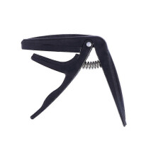 Black Ukulele Capo Zinc Alloy Single-handed Quick Change Professional Ukelele Accessories