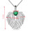 Γυναικείο κολιέ με ζιρκόνι Penkiiy Angel Wing 3