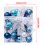 Blue Shatterproof Christmas Ball Ornaments 30 pcs 2