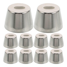50pcs Knife Handle Ferrule: Kitchen Knives Wood Handles Replacement Accessory - Metal Ferrule to Reinforce Knife Grips for Chefs and DIY