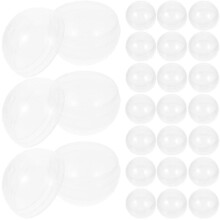 40pcs Round Fillable Plastic Twisting Balls Multi-Function for Party Use