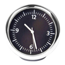 Car Interior Mini Quartz Watch Clock Hygrometer Thermometer Dashboard OrnamentEUYn