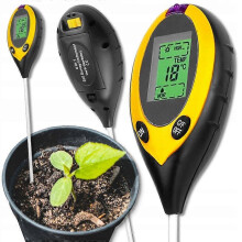 4in1Soil Tester, Soil Ph Meter Temperature Light Soil Tester, Soil Moisture Meter ft