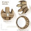 Wood Sunburst Wall Mirror 11.8 in 5
