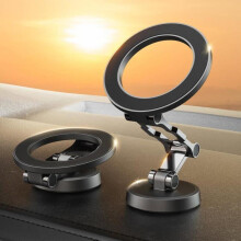 Magnetische Auto-Handyhalterung für Magsafe, faltbare Auto-Smartphone-Halterung, 360-Drehung, Armaturenbrett-Windschutzscheibe [YS276]