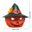 3D Paper Pumpkin Head Craft Kit with Glow Eyes 2