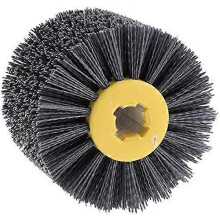 Nylon Brush, Pull Wheel, Polishing Brush, 80/120/180/240 Grit, for Woodworking Machine, Satin Machine (180 Grit)