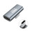 Adaptador USB C a USB C de 40 Gbps y 100 W, de aluminio. 1